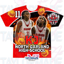 Load image into Gallery viewer, Lightning Basketball 3D All Over Print Shirt