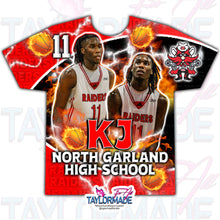 Load image into Gallery viewer, Lightning Basketball 3D All Over Print Shirt