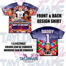 Load image into Gallery viewer, Carnival Circus 3D Birthday Shirt