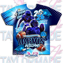 Load image into Gallery viewer, 3D Graduation Blue Stadium Lights