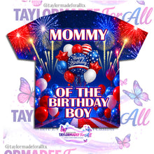 Load image into Gallery viewer, 4th of July 3D Birthday Shirt
