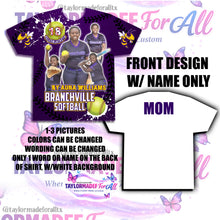 Load image into Gallery viewer, Purple Yellowjacket Softball 3D Sports All Over Print Shirt