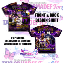 Load image into Gallery viewer, Cheer Field Tornadoes Purple Gold Cheerleader 2026 3D Cheer/Dance