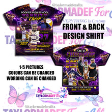Load image into Gallery viewer, Cheer Field Tornadoes Purple Gold Cheerleader 2026 3D Cheer/Dance