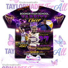 Load image into Gallery viewer, Cheer Field Tornadoes Purple Gold Cheerleader 2026 3D Cheer/Dance