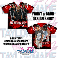 Load image into Gallery viewer, 3D Memorial/Rip Cloudy Red Skies