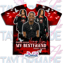 Load image into Gallery viewer, 3D Memorial/Rip Cloudy Red Skies