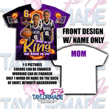 Load image into Gallery viewer, Basketball 3D Sports Purple DFW Eagles All Over Print Shirt