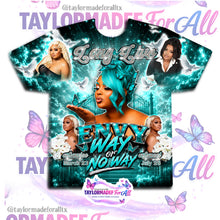 Load image into Gallery viewer, 3D Memorial/Rip Diamond Cloudy Skies Rip Teal
