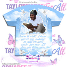 Load image into Gallery viewer, 3D Memorial/Rip Long Live the Greatest Rip Baby Blue