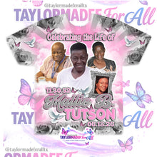 Load image into Gallery viewer, 3D Memorial/Rip Pink Silver Rose Frame