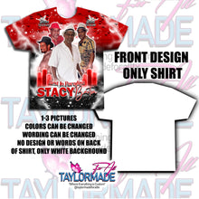 Load image into Gallery viewer, 3D Memorial/Rip Red Black Lightning