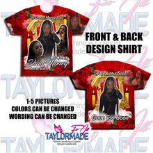 Load image into Gallery viewer, 3D Memorial/Rip Red Rose Frame