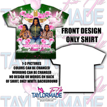 Load image into Gallery viewer, 3D Memorial/Rip Pink Rose Cross