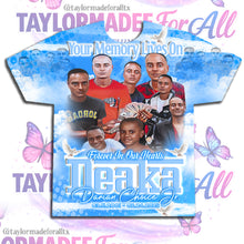 Load image into Gallery viewer, 3D Memorial/Rip Paintbrush Shades of Deaka