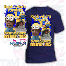 Load image into Gallery viewer, Birthday Shirt DTF Centerprint Cotton Shirt