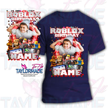 Load image into Gallery viewer, Birthday Shirt DTF Centerprint Cotton Shirt