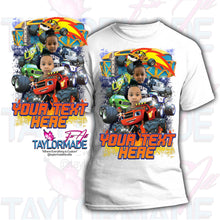 Load image into Gallery viewer, Race Birthday Shirt DTF Centerprint Cotton Shirt