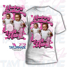 Load image into Gallery viewer, Birthday Shirt DTF Centerprint Cotton Shirt