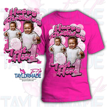 Load image into Gallery viewer, Birthday Shirt DTF Centerprint Cotton Shirt
