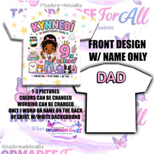 Load image into Gallery viewer, Toca Boca Birthday 3D Birthday Shirt