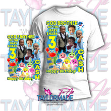 Load image into Gallery viewer, 3D Birthday Centerprint Shirt