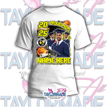 Load image into Gallery viewer, 2025 Graduation DTF Centerprint Cotton Shirt