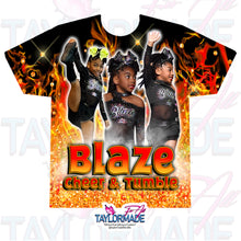 Load image into Gallery viewer, BLAZE 3D Cheer/Dance All Over Print Shirt