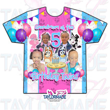 Load image into Gallery viewer, Bluey 3D Birthday All Over Print Shirt