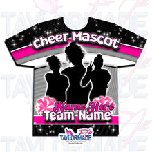 Load image into Gallery viewer, Pink 3D Cheer/Dance All Over Print Shirt