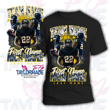 Load image into Gallery viewer, 2025 Sports Football DTF Centerprint Cotton Shirt