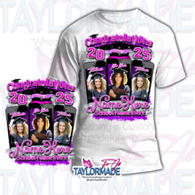 Load image into Gallery viewer, 3D Graduation Centerprint Shirt