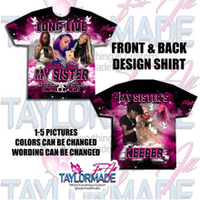 Load image into Gallery viewer, 3D Memorial/Rip Pink Black Clouds