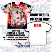 Load image into Gallery viewer, 3D Memorial/Rip Crown Cross Doves