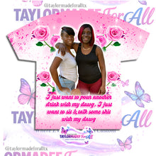 Load image into Gallery viewer, 3D Memorial/Rip Pink Cross Rose Breast Cancer