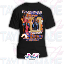 Load image into Gallery viewer, Mustangs 2025 Graduation DTF Centerprint Cotton Shirt