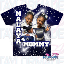 Load image into Gallery viewer, Blue Diamonds 3D Cheer/Dance All Over Print Shirt
