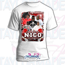 Load image into Gallery viewer, Nico 3D Graduation Centerprint Shirt