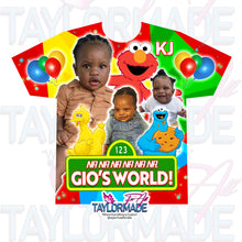 Load image into Gallery viewer, Elmo's World 3D Birthday Shirt