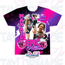 Load image into Gallery viewer, Pink Epic Allstars 3D Cheer/Dance All Over Print Shirt