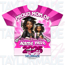 Load image into Gallery viewer, Proud Mom Balloons Graduation 3D All Over Print Shirt