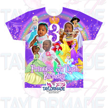 Load image into Gallery viewer, Princess Birthday 3D All Over Print Shirt
