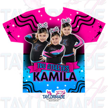 Load image into Gallery viewer, Tru Athletics 3D Cheer/Dance All Over Print Shirt
