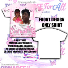 Load image into Gallery viewer, 3D Memorial/Rip Pink Rose Butterflies