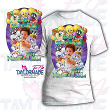 Load image into Gallery viewer, 3D Birthday Centerprint Shirt