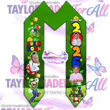 Load image into Gallery viewer, Mario Graduation Stole/Sash