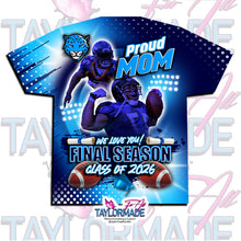 Load image into Gallery viewer, 3D Graduation Blue Stadium Lights
