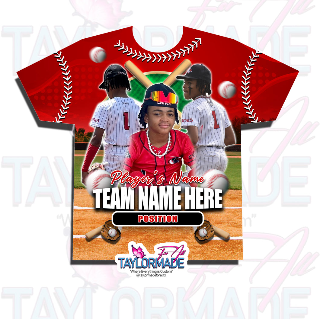 Baseball 3D Sports All Over Print Shirt