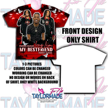 Load image into Gallery viewer, 3D Memorial/Rip Cloudy Red Skies
