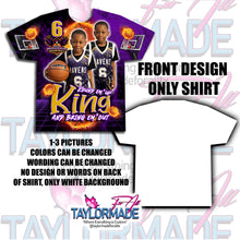 Load image into Gallery viewer, Basketball 3D Sports Purple DFW Eagles All Over Print Shirt
